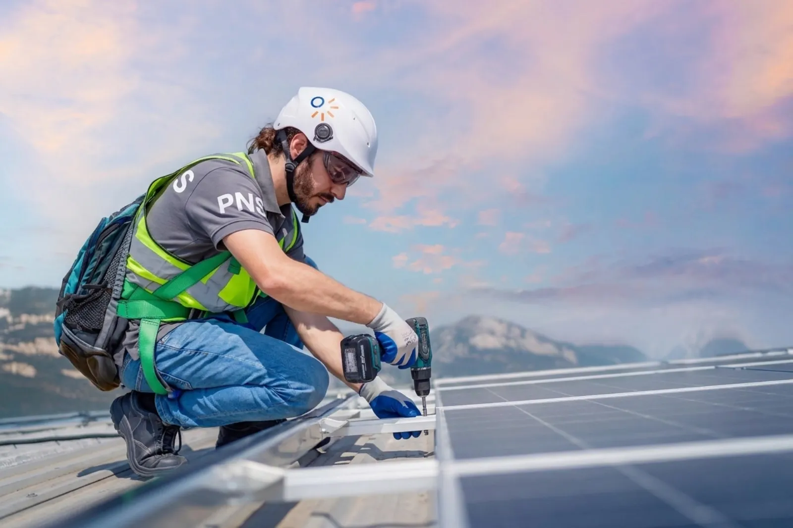 Panneaux solaires dans la Haute-Savoie
